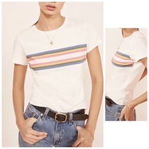 Reformation the 70s Rainbow Tee